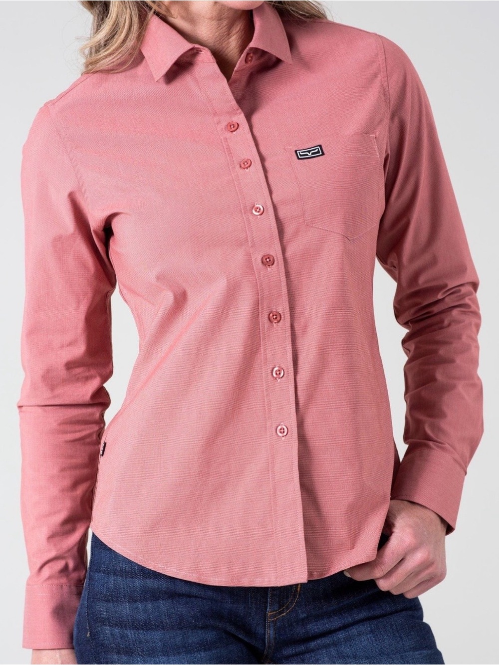Kimes Ranch Rose Pink Button-Down Shirt